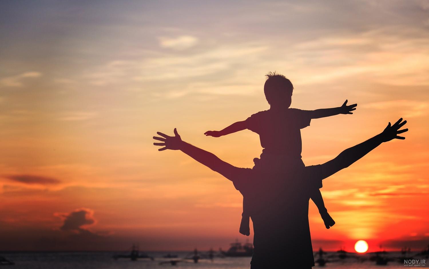 عکس بدون متن پدر