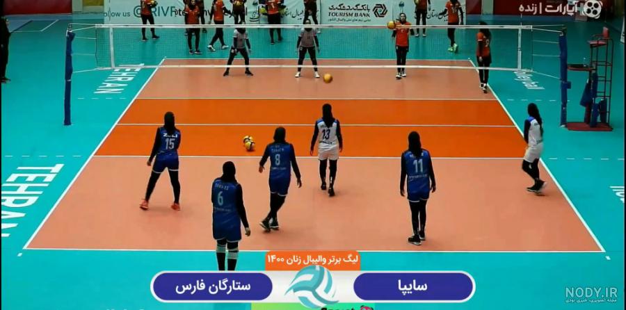 مشخصات زمین والیبال براساس قوانین FIVB - ستاره