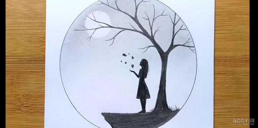 نقاشی دخترانه تنها - عکس نودی نقاشی دخترانه تنها - عکس نودی