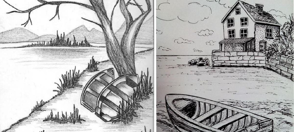 آموزش نقاشی قلعه بزرگ