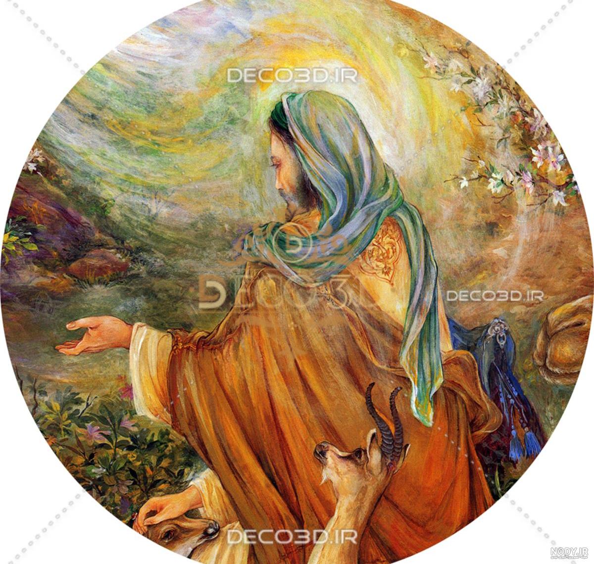 رونمایی کتاب «یا ضامن آهو» با آثاری از استاد فرشچیان و کمال الملک |  نیم‌فاصله