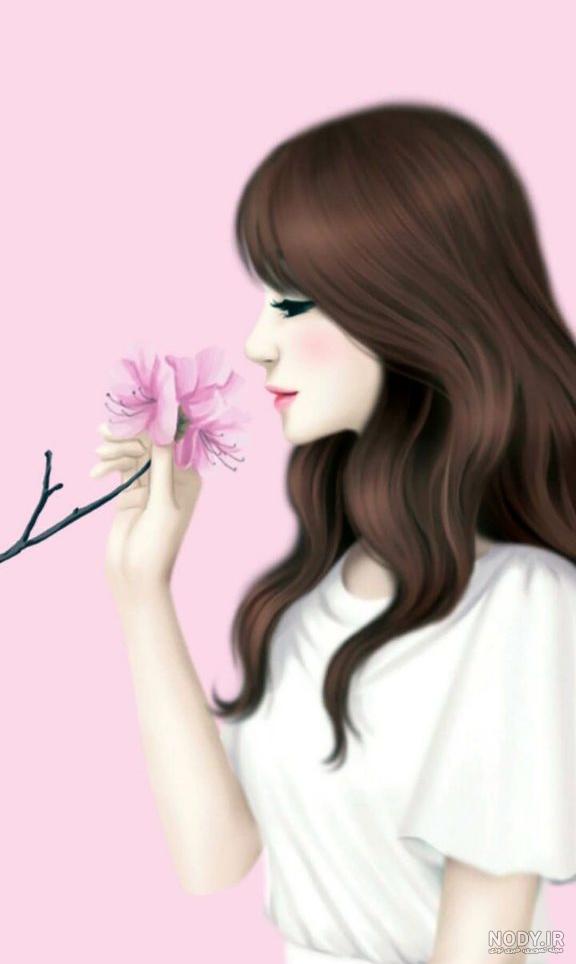 پس زمینه فانتزی دخترانه موبایل