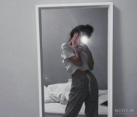 آینه عکس قدی دختر فیک