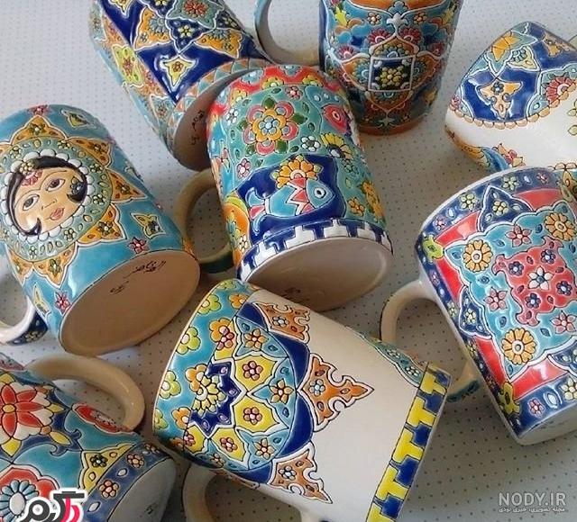 طرح های میناکاری اصفهان | عکس ظروف مینا کاری روی مس 1403 طرح های میناکاری اصفهان | عکس ظروف مینا کاری روی مس 1403