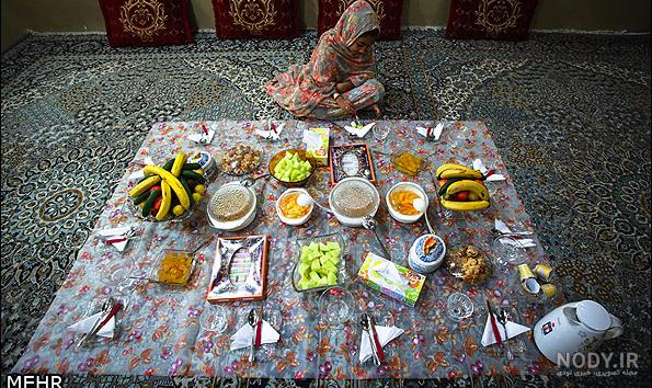عکس تزیین سفره عید فطر