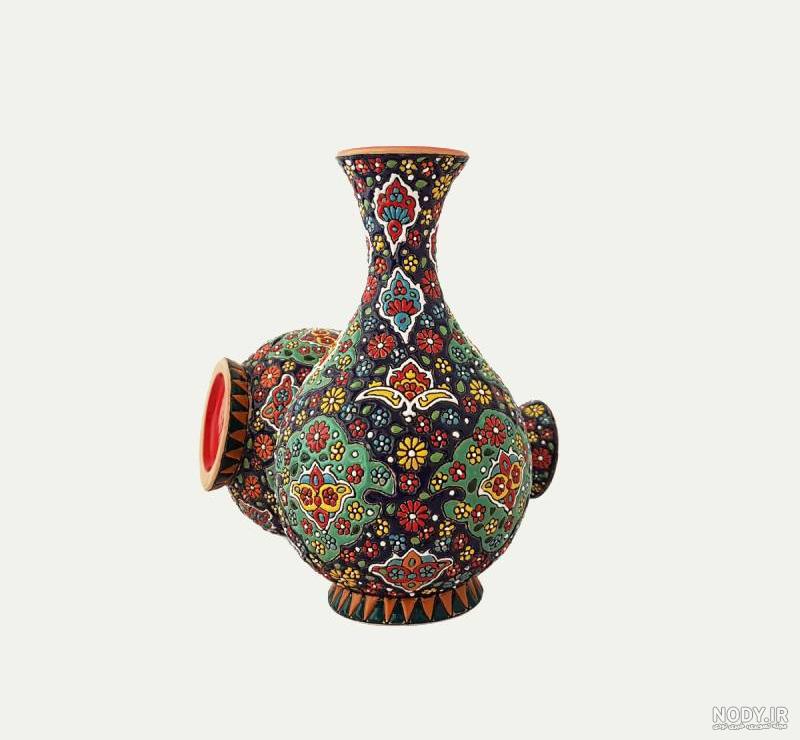 عکس کوزه آبی میناکاری شده عکس کوزه آبی میناکاری شده