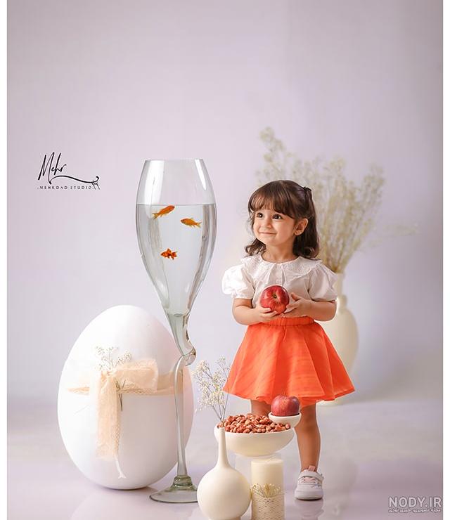ایده عکس نوروزی نوزاد