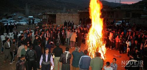 جشن رنگ و نشاط در نوروز سروآباد کردستان (+عکس)