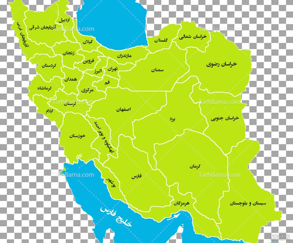 دانلود وکتور ویژه نقشه ایران - فارس گرافیک