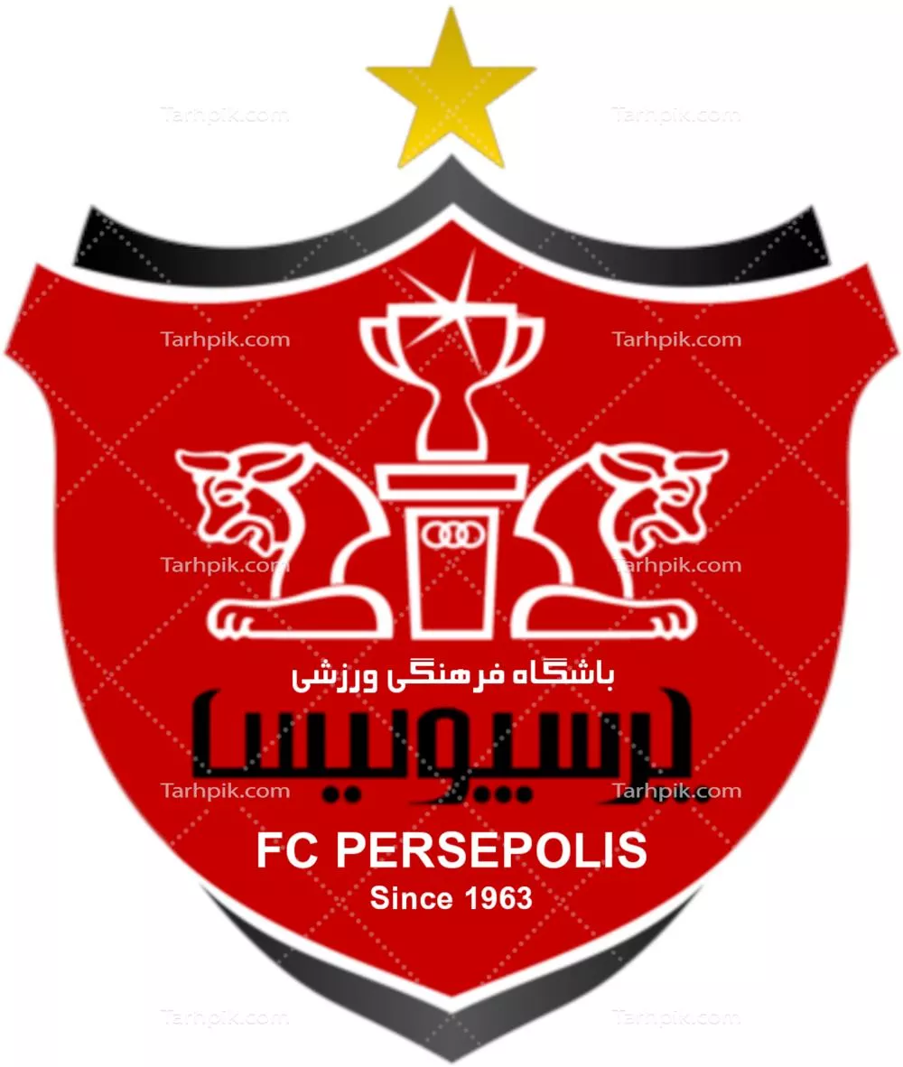 نقاشی آرم استقلال و پرسپولیس