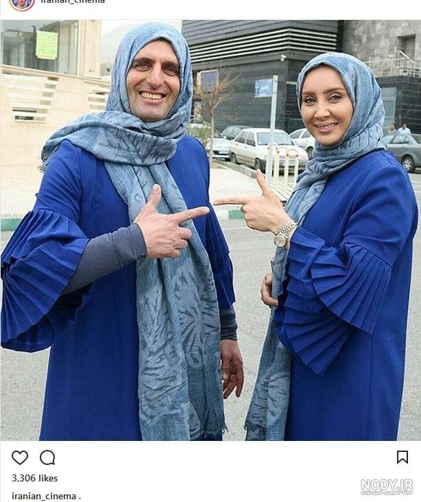 عکس سولماز حصاری و همسرش