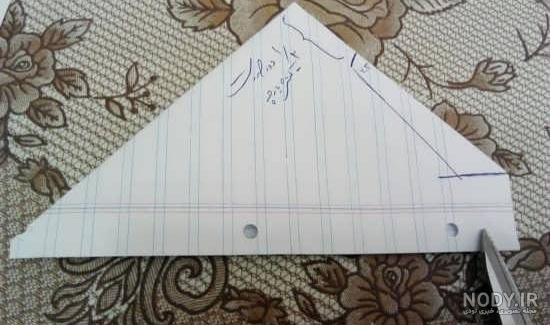آموزش دوخت مقنعه کراواتی