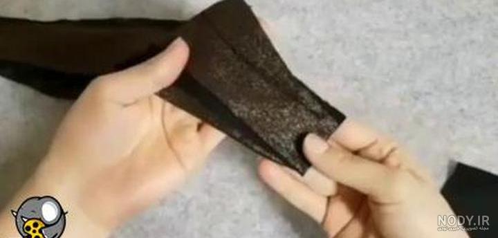 آموزش دوخت هدبند ساده زیر مقنعه