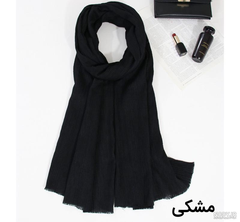 خرید و قیمت شال پفکی دخترانه در رنگ بندی زیبا قواره دار مشکی رنگ بندی کامل شال و روسری اسکارف از غرفه ارزانسرای اسرا بانو خرید و قیمت شال پفکی دخترانه در رنگ بندی زیبا قواره دار مشکی رنگ بندی کامل شال و روسری اسکارف از غرفه ارزانسرای اسرا بانو