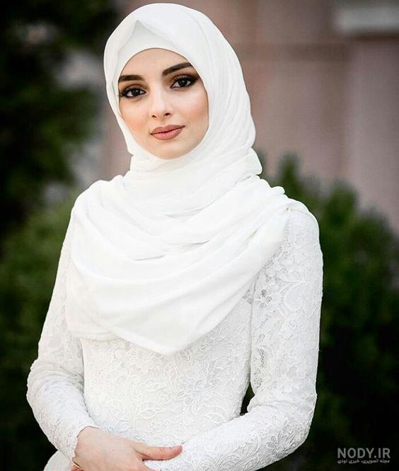 عکس با روسری عربی