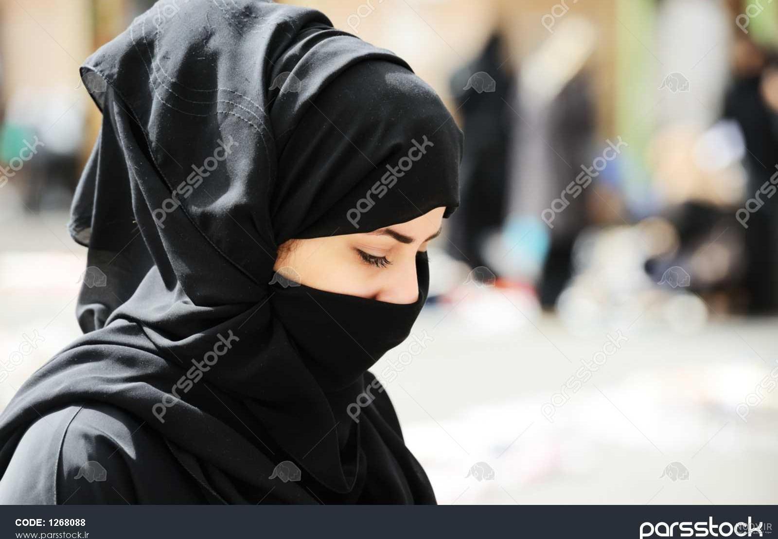 عکس دختر با روسری عربی