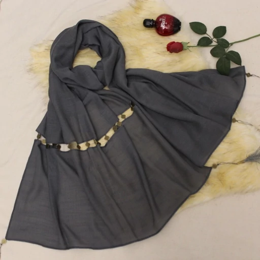 عکس شال رنگ طوسی