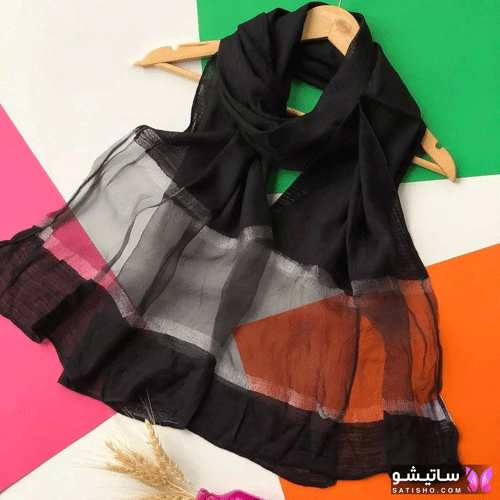 عکس شال مشکی مجلسی و شیک