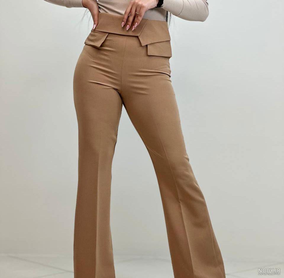 عکس شلوار پارچه ای دمپا گشاد