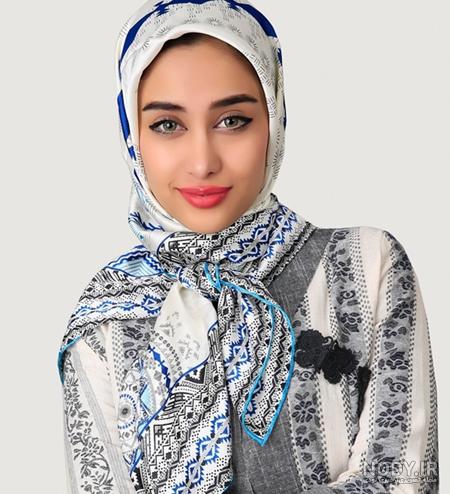 عکس مدل بستن روسری شمالی