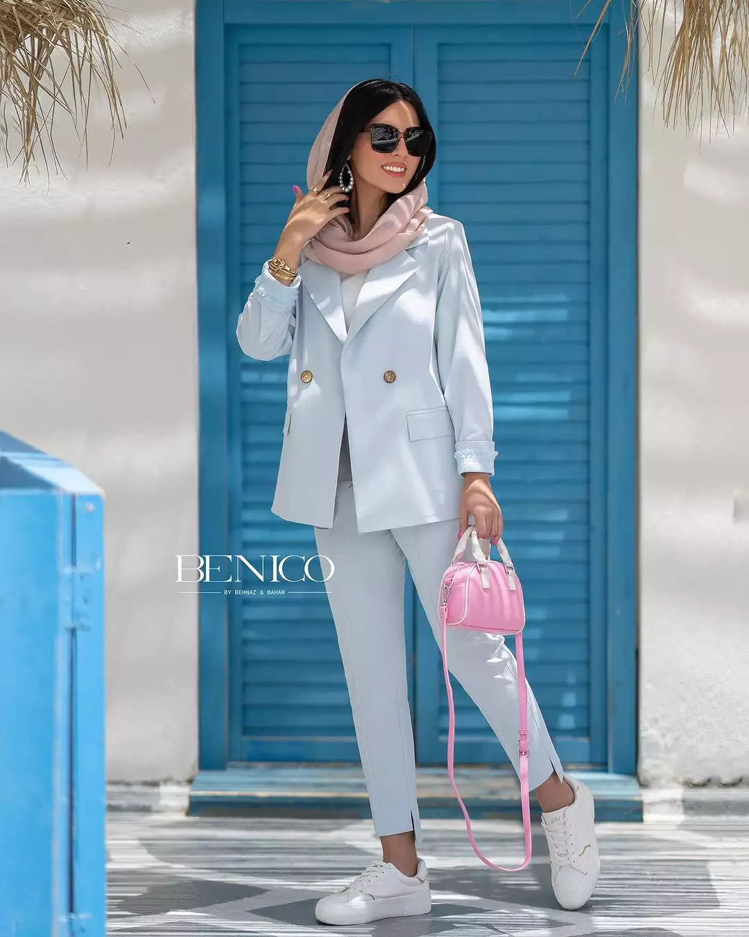 عکس کت شلوار آبی
