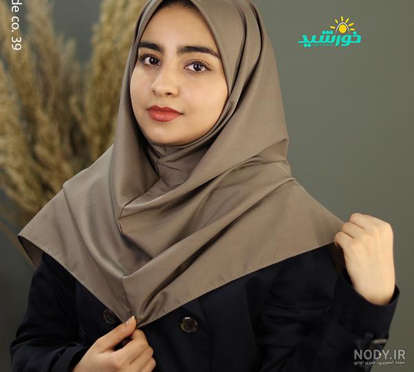 چادر رنگی سیلک مجلسی - مزون حجاب مدی