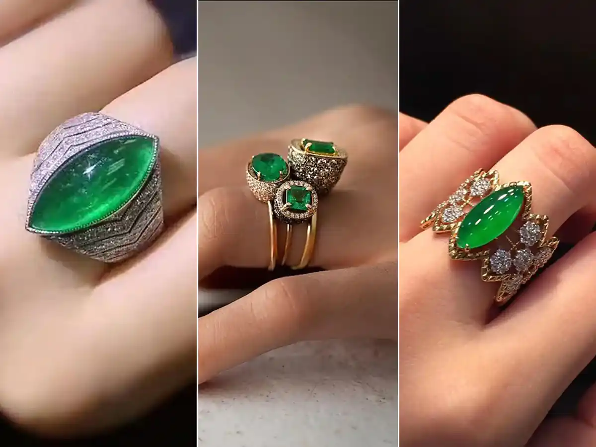 انگشتر یشم زنانه و مردانه 💚 انگشتر سبز یشمی (بهترین قیمت+تنوع)