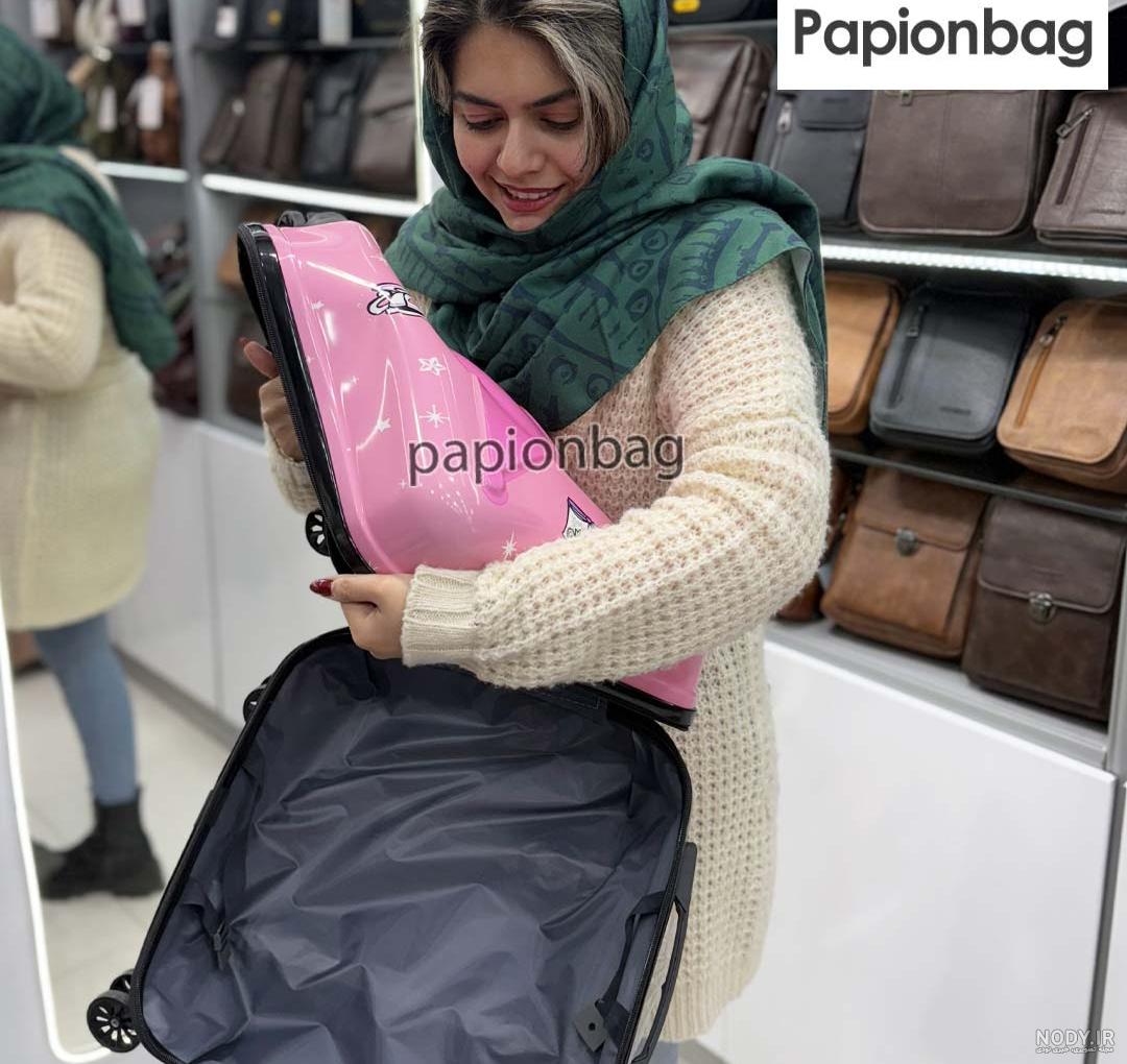 عکس چمدان بچه گانه کرومی