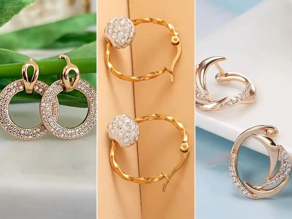 عکس گوشواره های جدید طلا