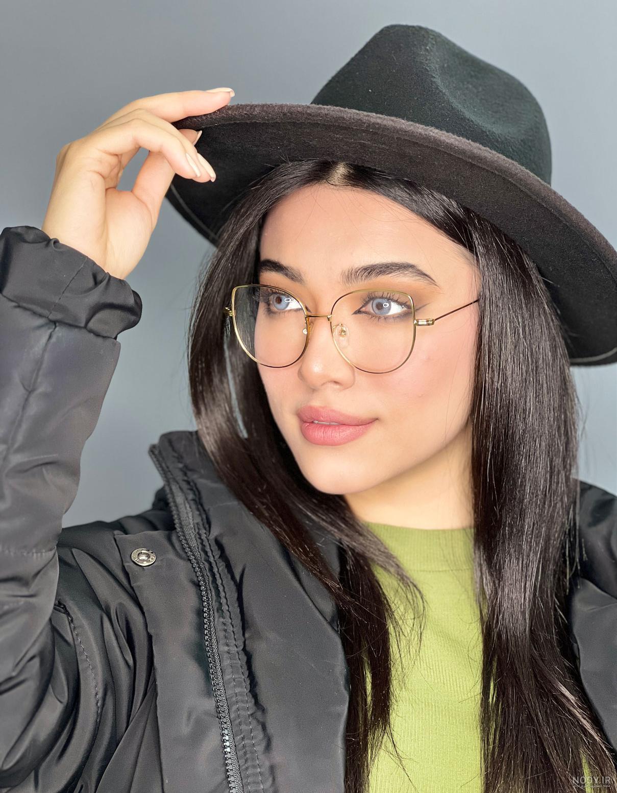 عینک طبی دخترانه فلزی رزگلد بلوکات آنتی رفلکس اورجینال - skyglasses
