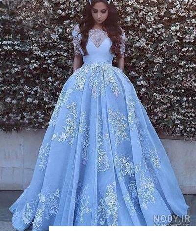 عکس دخترانه با لباس آبی