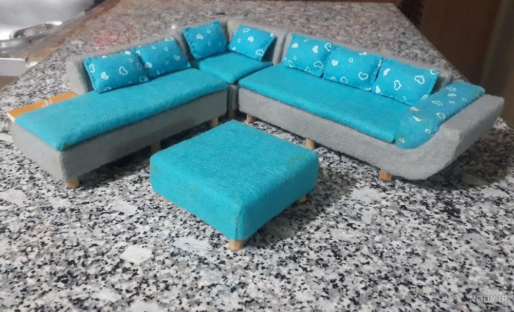 مبل کودک خرس تدی رنگ سرمه ای - مبل کودک خرس تدی بی بی ماه