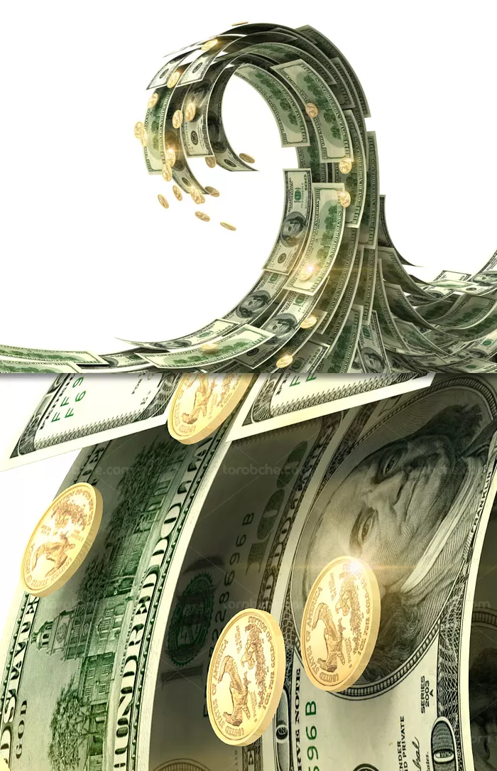 عکس دلار و طلا برای پروفایل