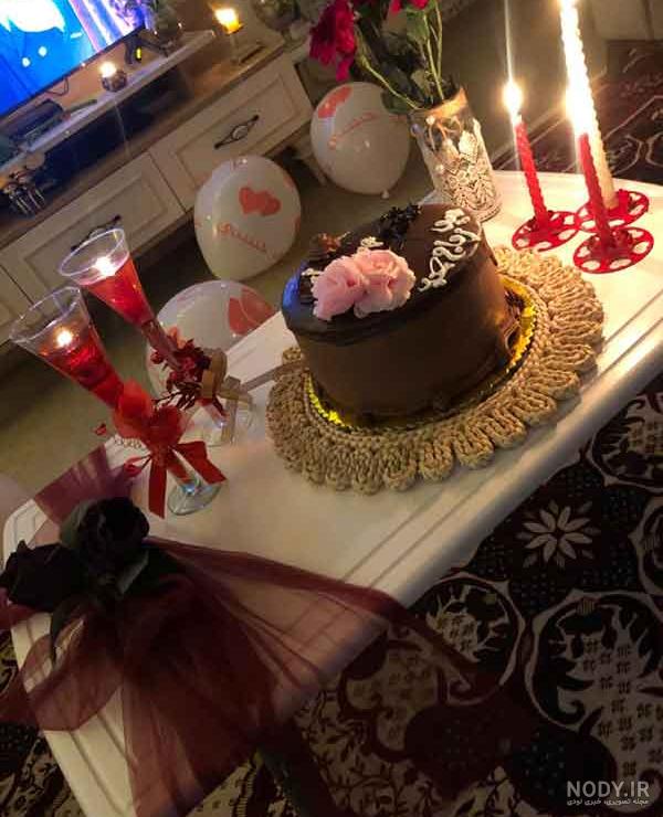 ایده دیزاین میز تولد در کافه