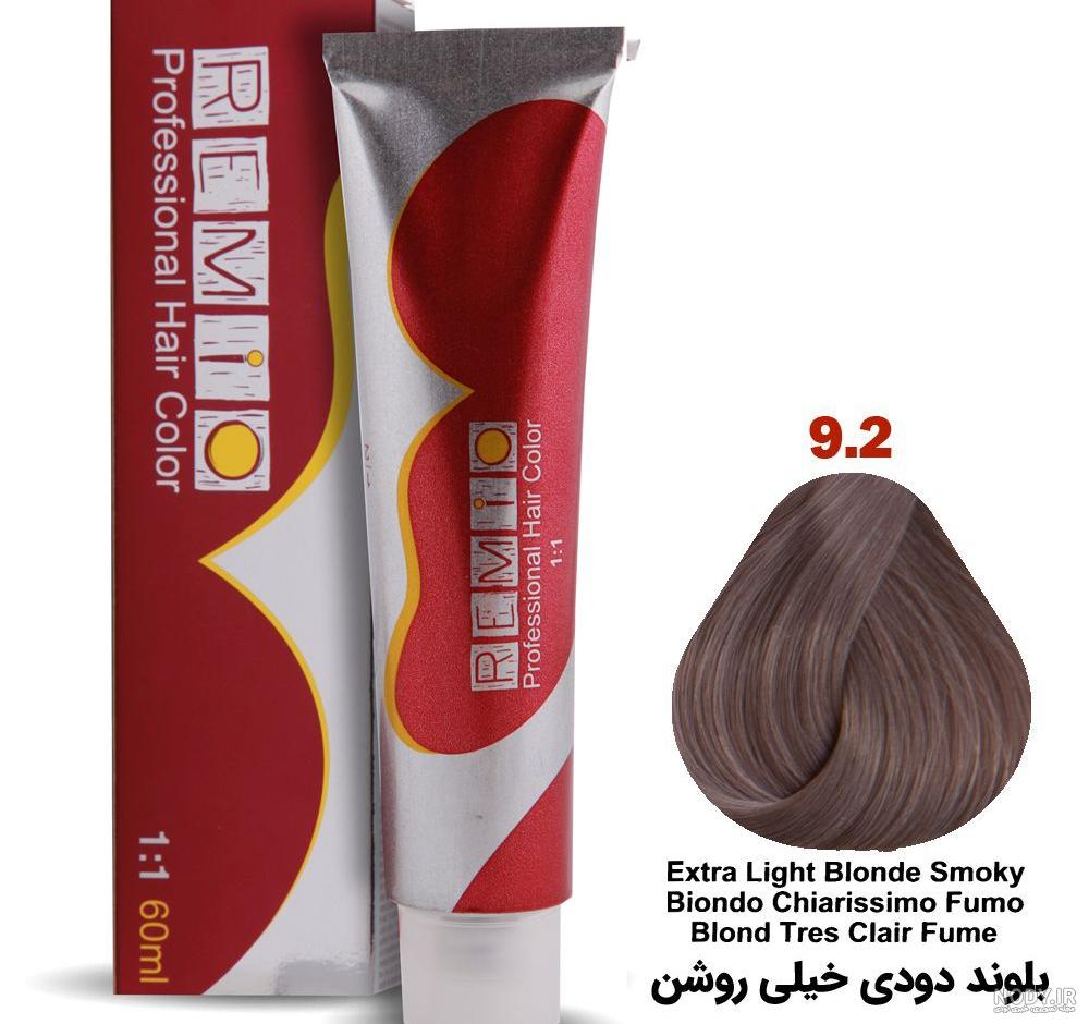عکس رنگ موی بلوند دودی خیلی روشن