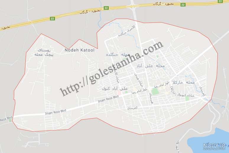 نقشه هوایی روستای علی آباد کویر بخش مرکزی | خبرگزاری علی آباد آنلاین