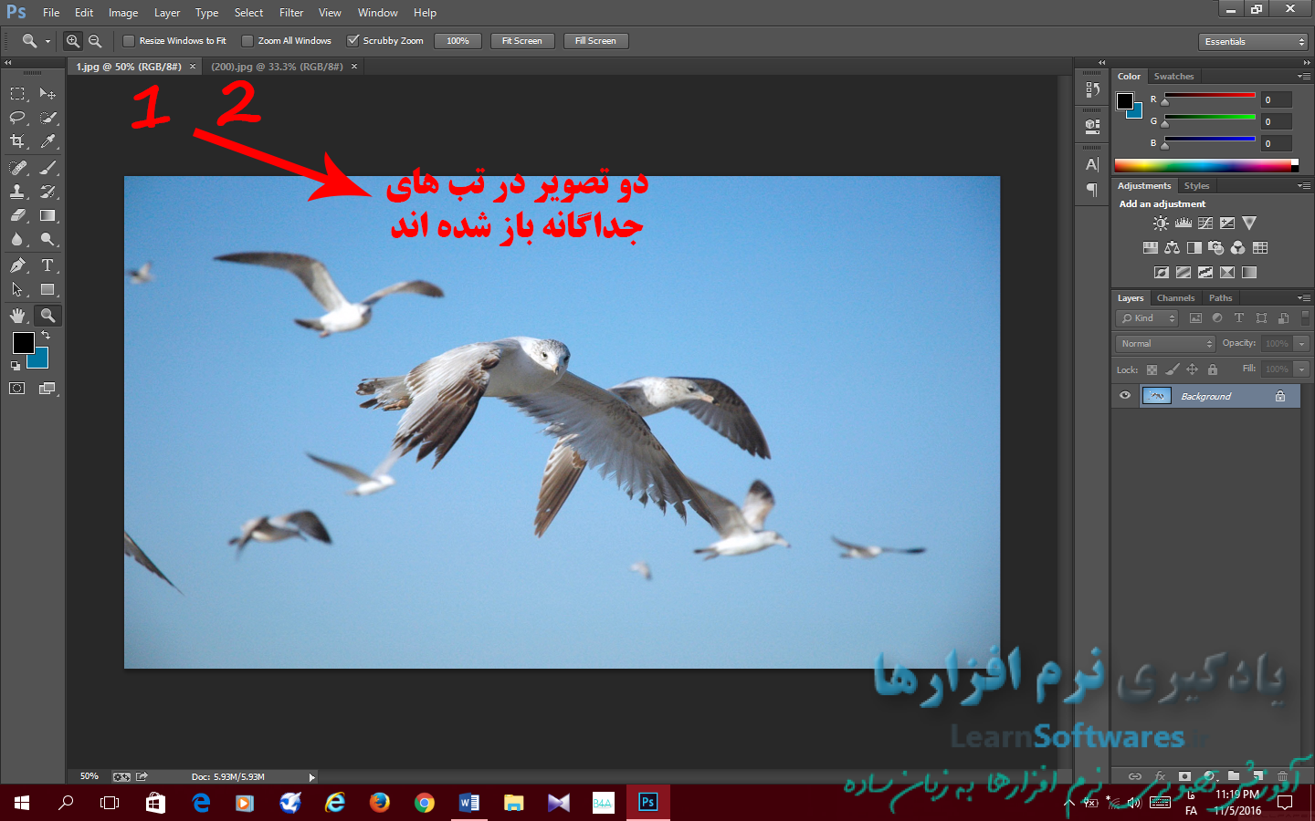 گرد بریدن عکس در فتوشاپ گرد بریدن عکس در فتوشاپ