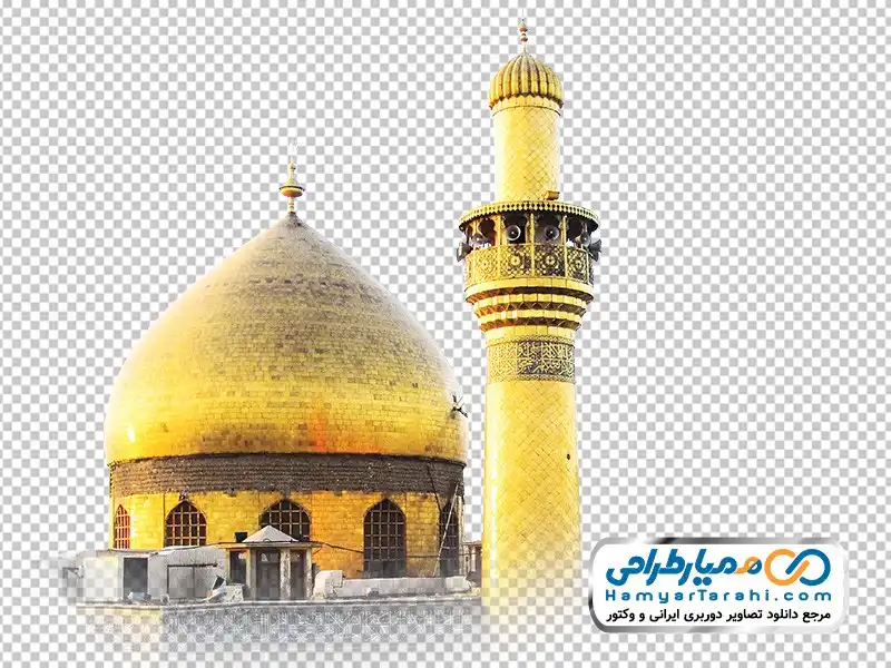 عکس از گنبد حرم امام علی