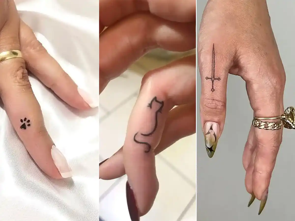 عکس تاتو روی مچ دست دخترانه - عکس نودی
