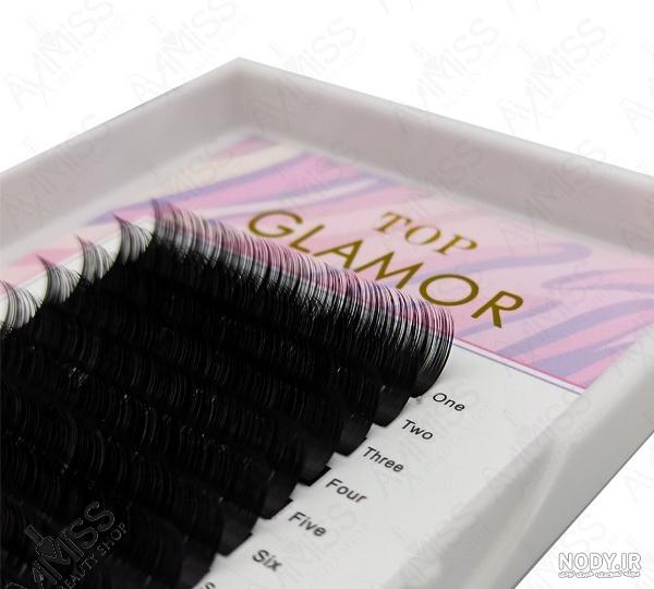 عکس پالت مژه رنگی
