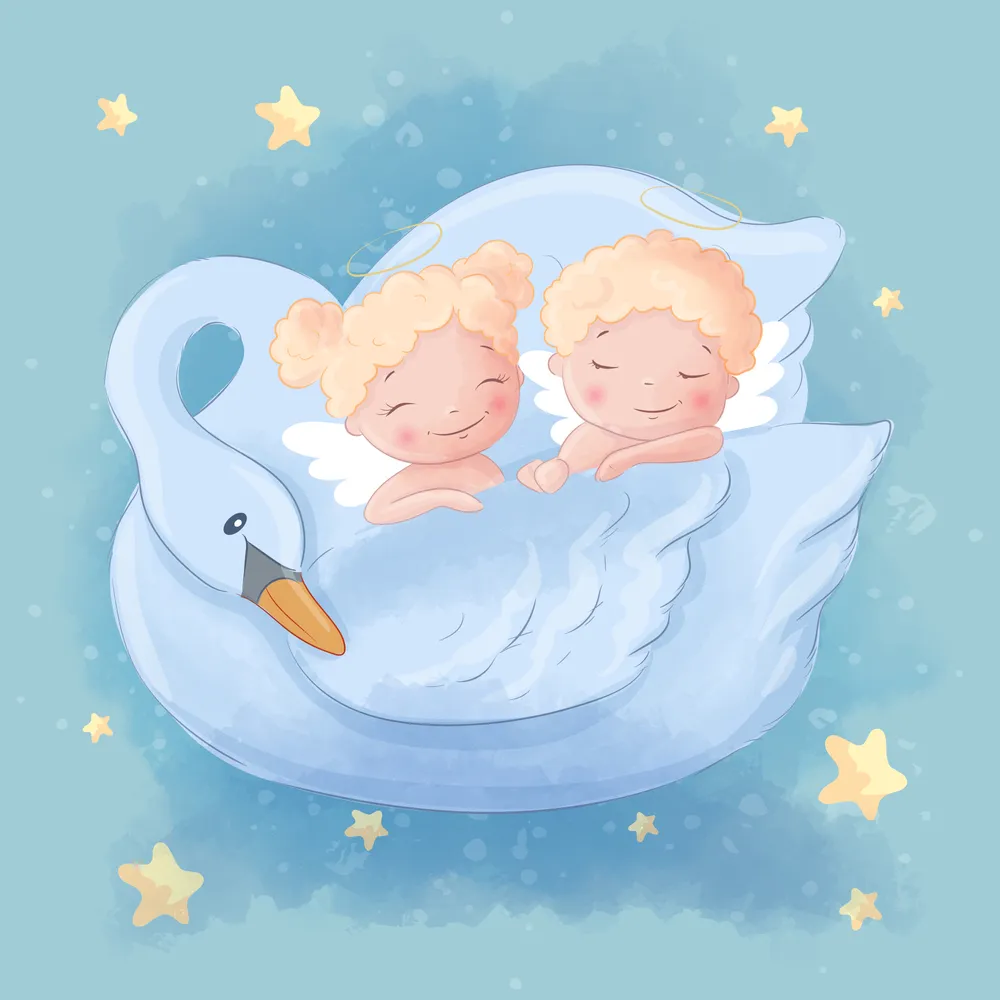 عکس فرشته سمت راست و چپ