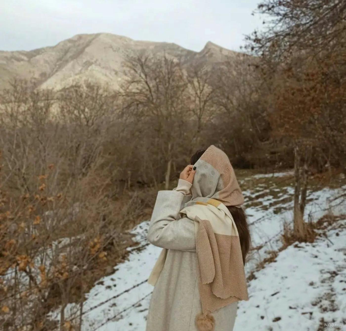 عکس پروفایل دختر در زمستان