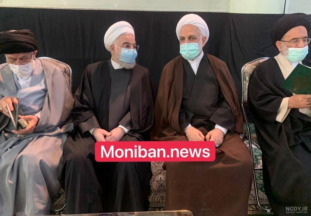 عکس / تصاویری از حجت‌الاسلام ری‌شهری در کنار رهبر انقلاب