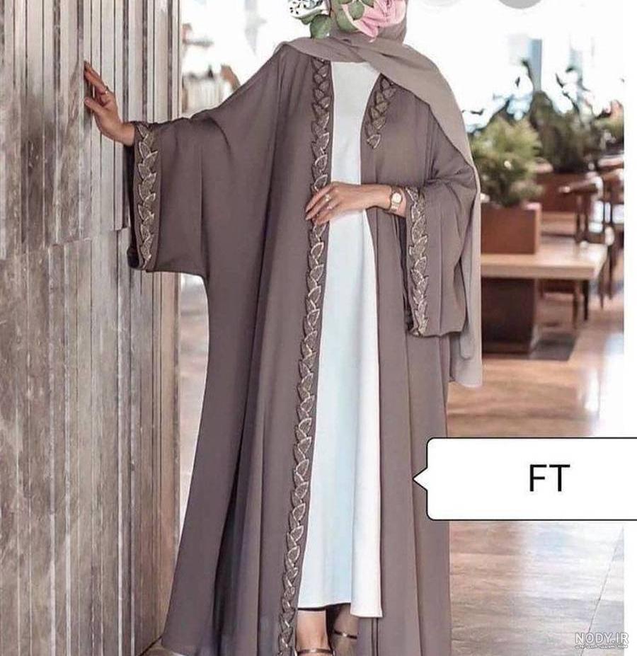 عکس مانتو عبایی شیک عکس مانتو عبایی شیک