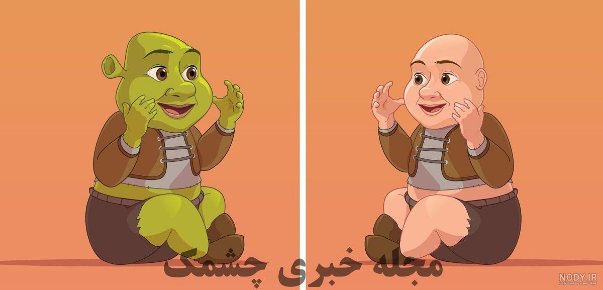 عکس شخصیت های کارتونی شرک