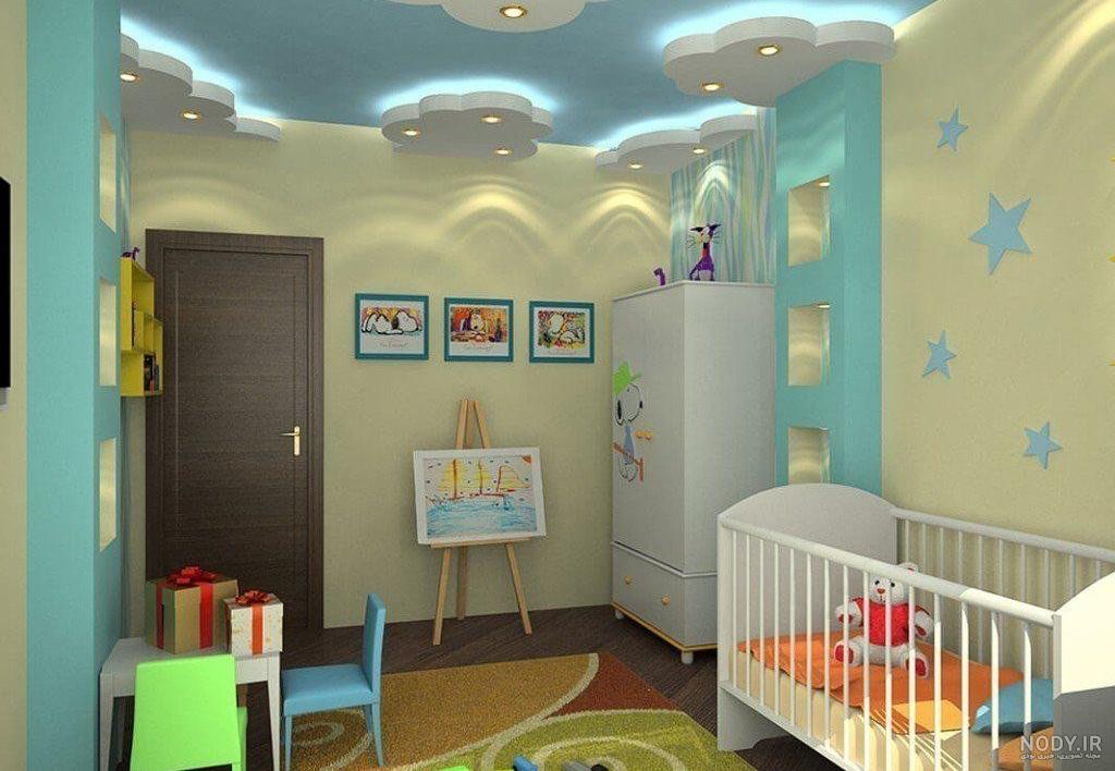 اتاق کودک ساده، مدرن و شیک + تزیین، دکوراسیون و عکس چیدمان اتاق نوزاد دختر  و پسر ساده - ایمنا