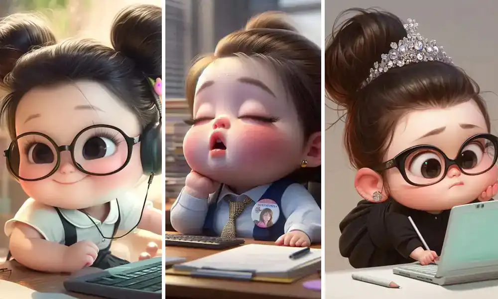 عکس کارتونی بچه گانه برای پروفایل
