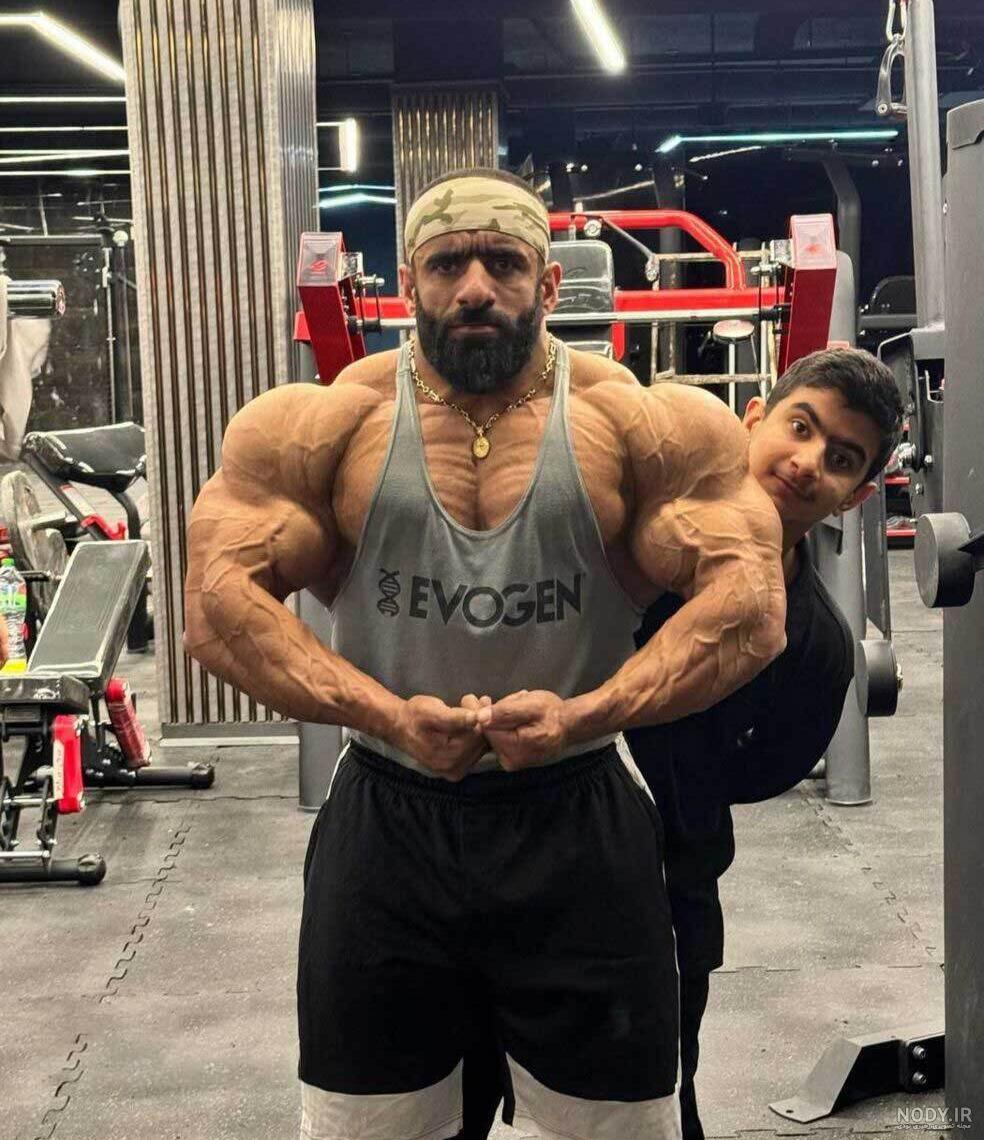 عکس/ فیگور جالب پسر هادی چوپان