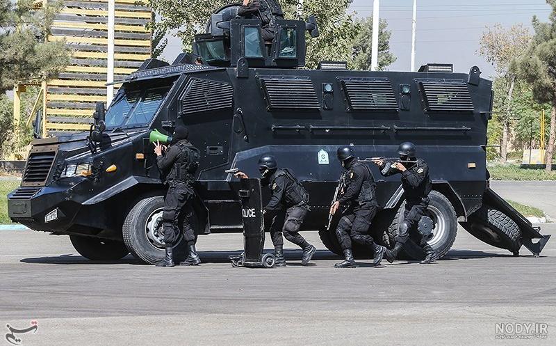 تصاویری از نیروهای نوپو و یگان ویژه فراجا در بیستمین نمایشگاه بین المللی  ایپاس - پایگاه خبری صفر دو یک 021