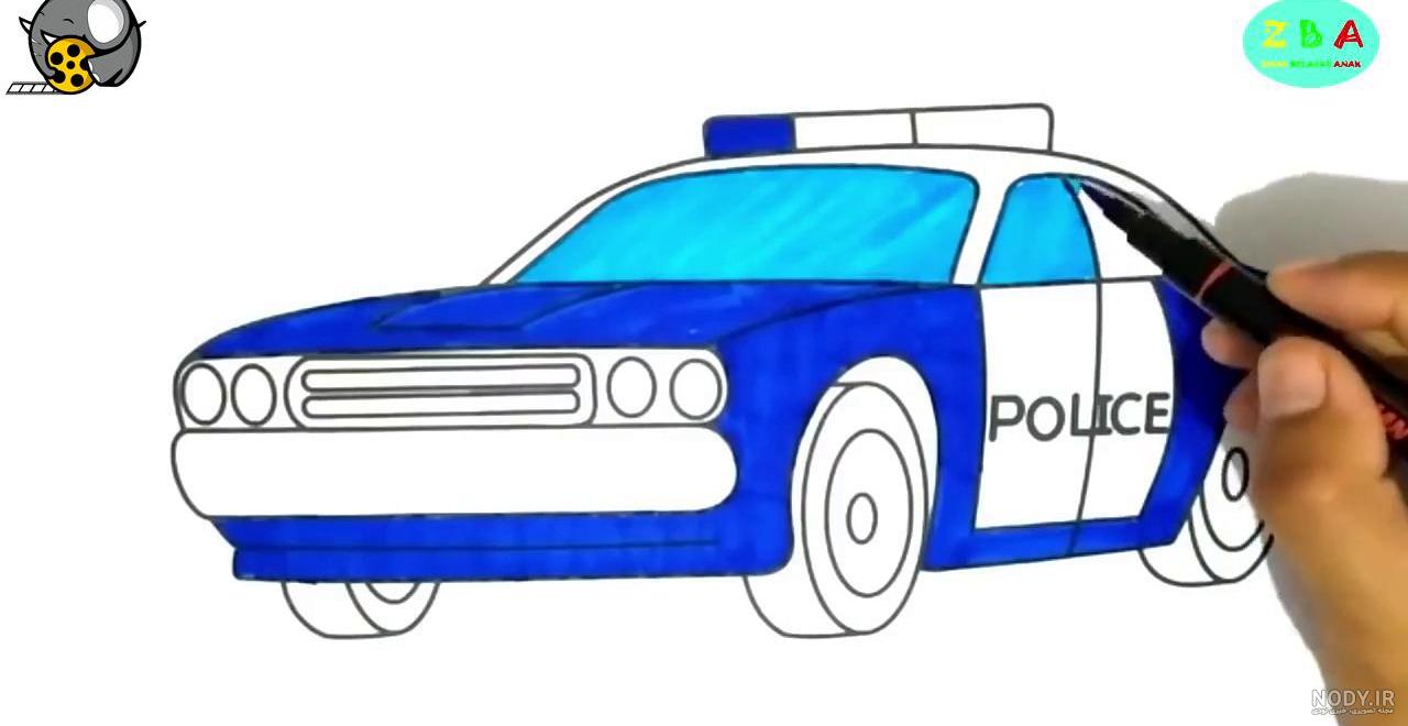 عکس ماشین سنگین نقاشی آسان